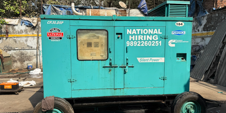 Trolley mounted diesel generator 30kva